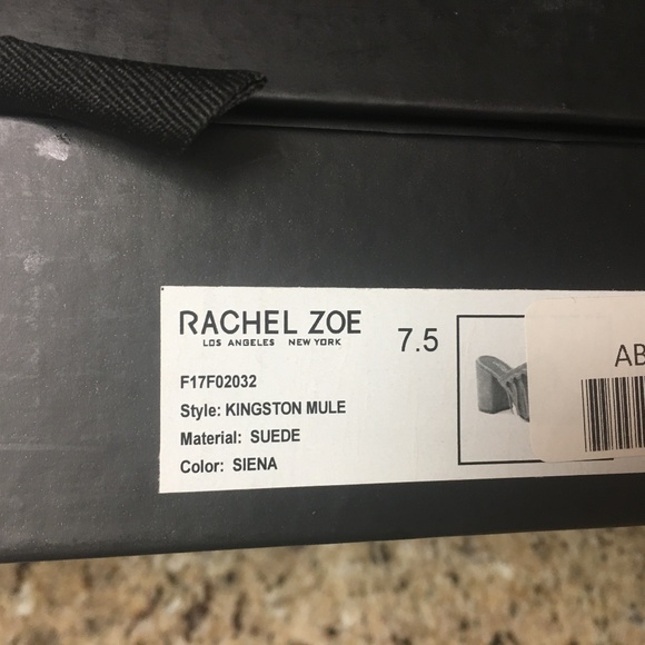 Last one‼️ RACHEL ZOE Kingston Fringe Mules NWT - Picture 6 of 6